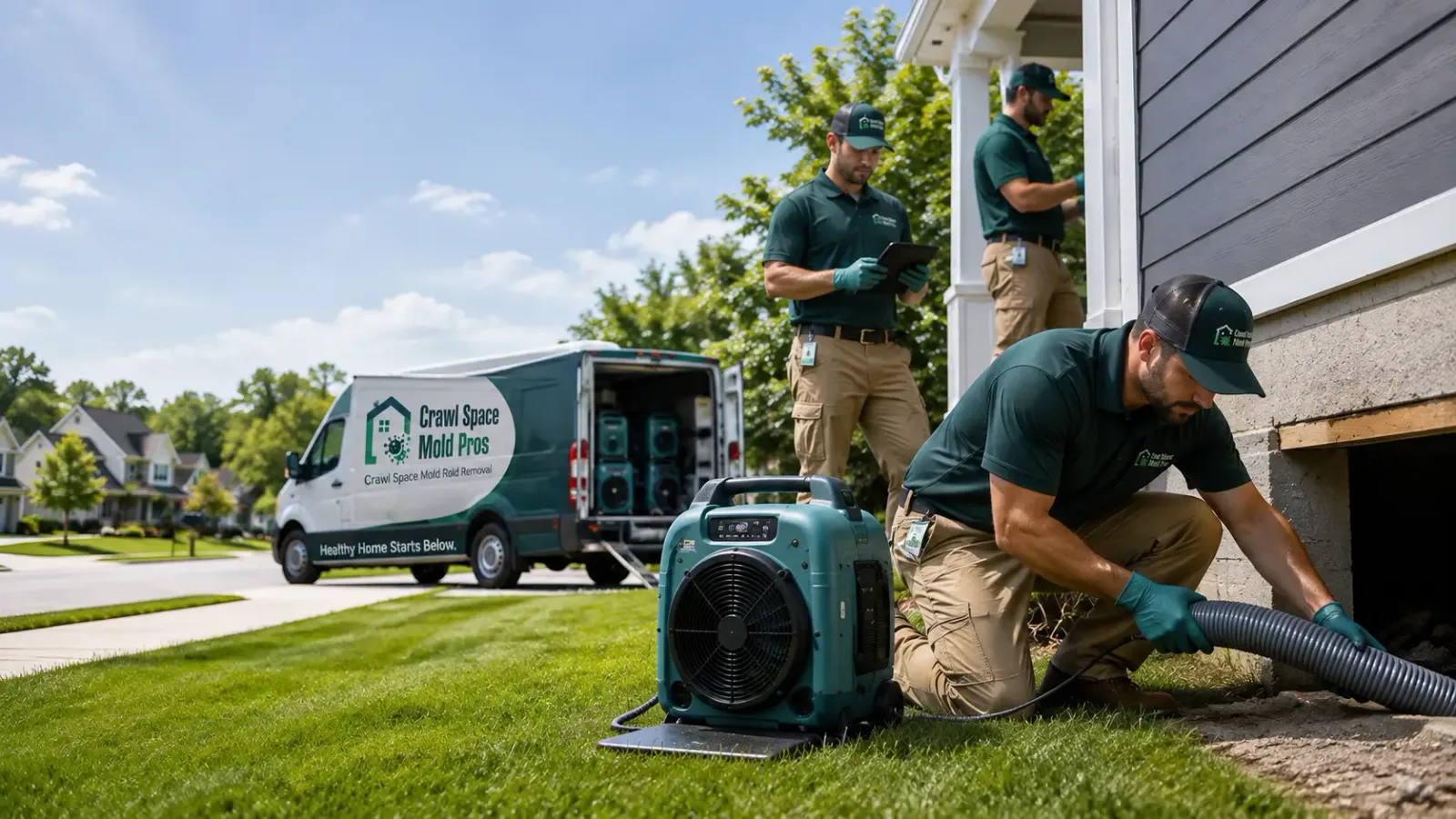 Crawl Space Mold Removal in Brandon, TX